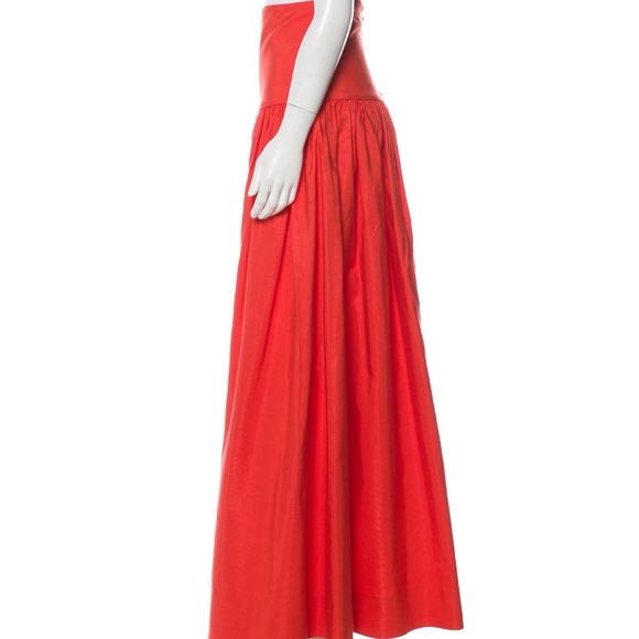 ALEXIS Orange Maxi Skirt - Picture 7 of 7